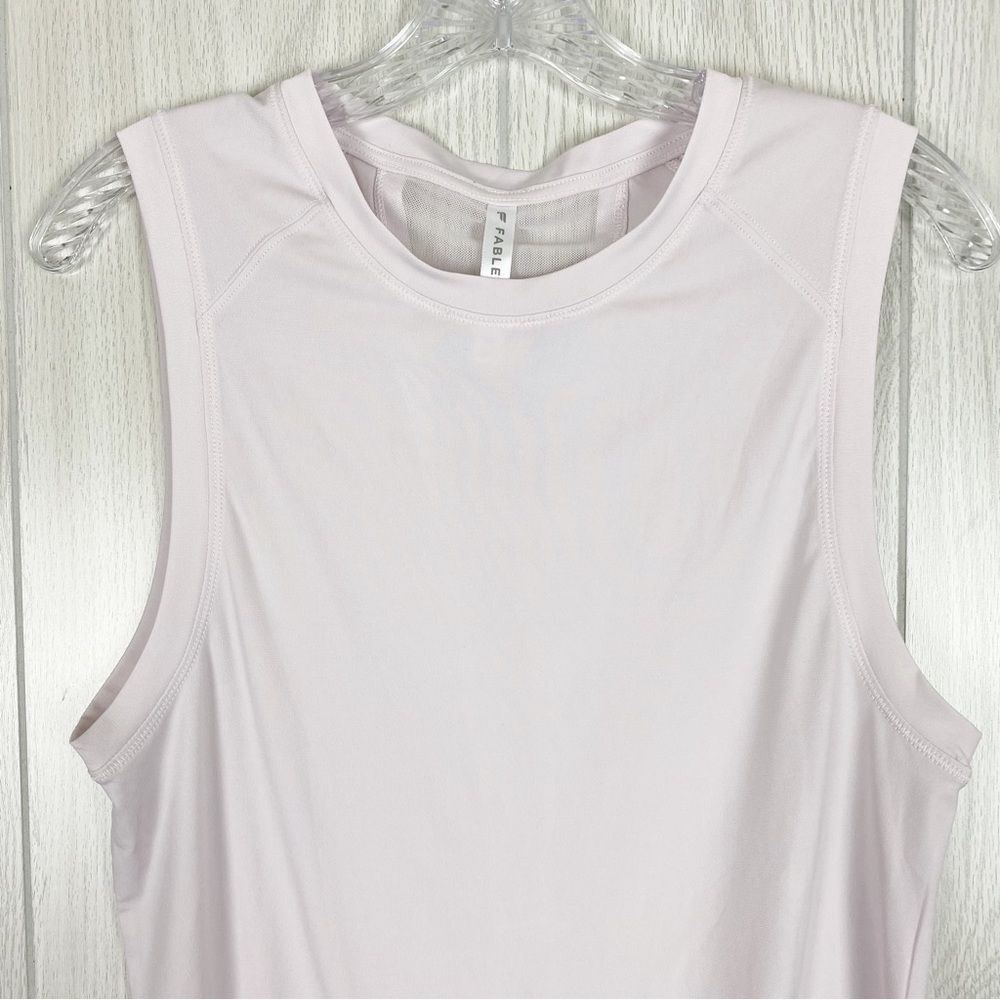Fabletics | Light Purple Open Back Athletic Tank … - image 3